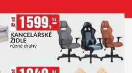 KANCELÁŘSKÉ ŽIDLE