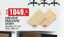 DŘEVĚNÉ PRACOVNÍ DESKY