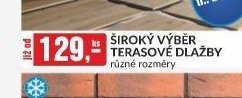 ŠIROKÝ VÝBĚR TERASOVÉ DLAŽBY