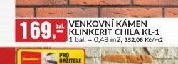 VENKOVNÍ KÁMEN KLINKERIT CHILA KL-1