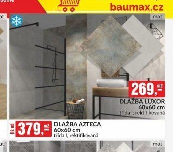 DLAŽBA AZTECA 60x60 cm třída I, rektifikovaná