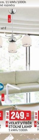 VELKÝ VÝBĚR STOLNÍ LAMP