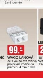 Wago lanová 2x