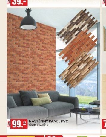 Nástěnný panel PVC různé rozměry
