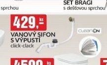 VANOVÝ SIFON S VÝPUSTÍ click-clack