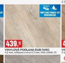 VINYLOVÁ PODLAHA DUB FARO
