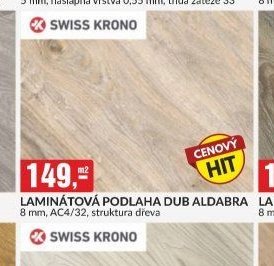 LAMINÁTOVÁ PODLAHA DUB ALDABRA