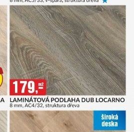 LAMINÁTOVÁ PODLAHA DUB LOCARNO