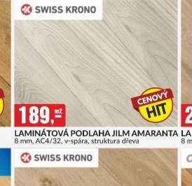 LAMINÁTOVÁ PODLAHA JILM AMARANTA