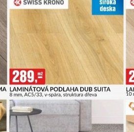 LAMINÁTOVÁ PODLAHA DUB SUITA