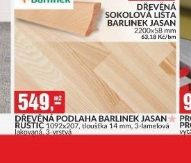 DŘEVĚNÁ PODLAHA BARLINEK JASAN RUSTIC