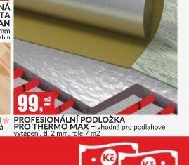 PROFESIONÁLNÍ PODLOŽKA PRO THERMO MAX