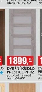 Dveřní křídlo Prestige PT 02