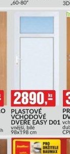 Plastové vchodové dveře
