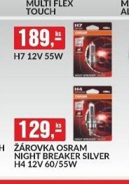ŽÁROVKA OSRAM NIGHT BREAKER SILVER H4 12V 60/55W