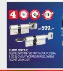 EURO XSTAR BEZPEČNOSTNÍ 10STAVÍTKOVÁ VLOŽKA