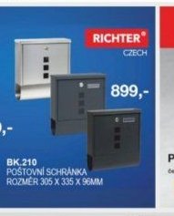BK.210 POŠTOVNÍ SCHRÁNKA