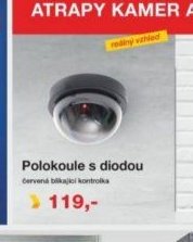 Polokoule s diodou