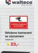 Střeženo kamerami se záznamem