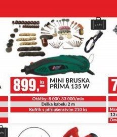 MINI BRUSKA PŘÍMÁ 135 W