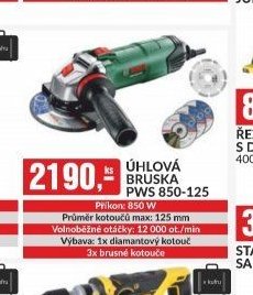 ÚHLOVÁ BRUSKA PWS 850-125