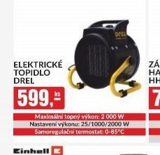 ELEKTRICKÉ TOPIDLO DREL