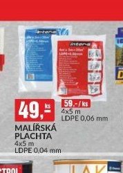 MALIŘSKÁ PLACHTA
