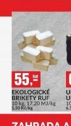 EKOLOGICKÉ BRIKETY RUF