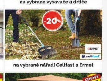 na vybrané nářadí Cellfast a Ermet