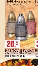 Hřbitovní svíčka