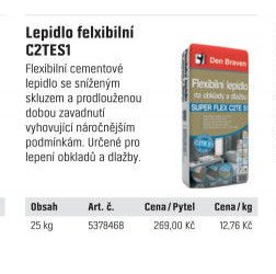 Lepidlo felxibilní C2TES1