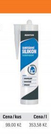 Silikon sanitární transpar. MONTON
