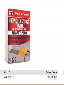 Tmel lepicí na porobeton Quartz Poro
