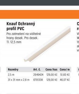 Knauf Ochranný profil PVC