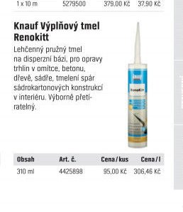 Knauf Výplňový tmel Renokitt
