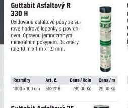 Guttabit Asfaltový R 330 H