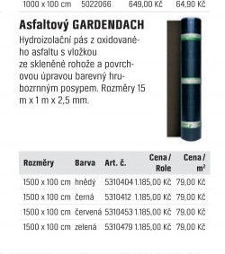 Asfaltový GARDENDACH