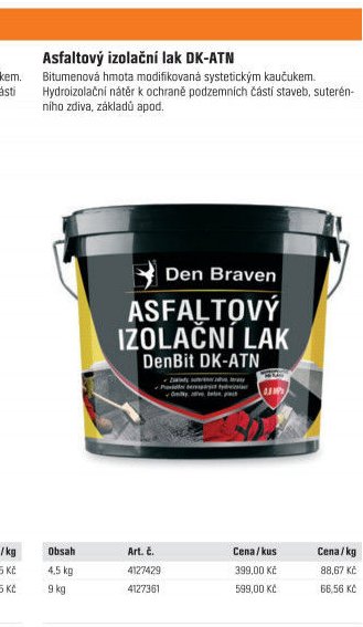 Asfaltový izolační lak DK-ATN