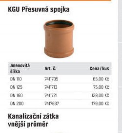 KGU Přesuvná spojka
