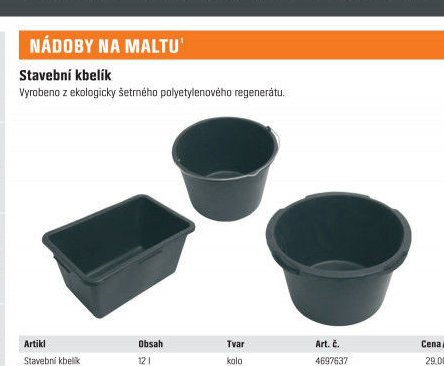 Stavební kbelík