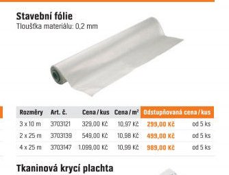 Stavební fólie