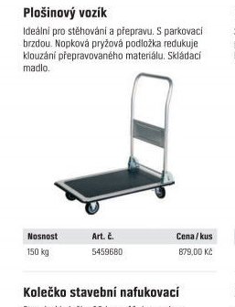 Plošinový vozík