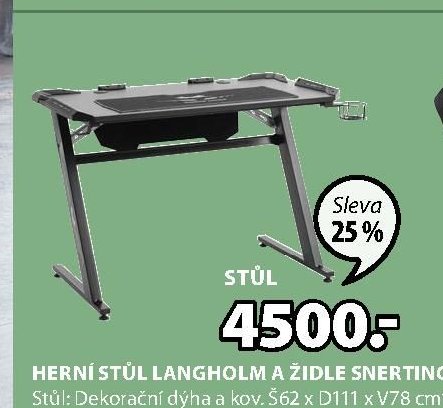 Herní stůl LANGHOLM