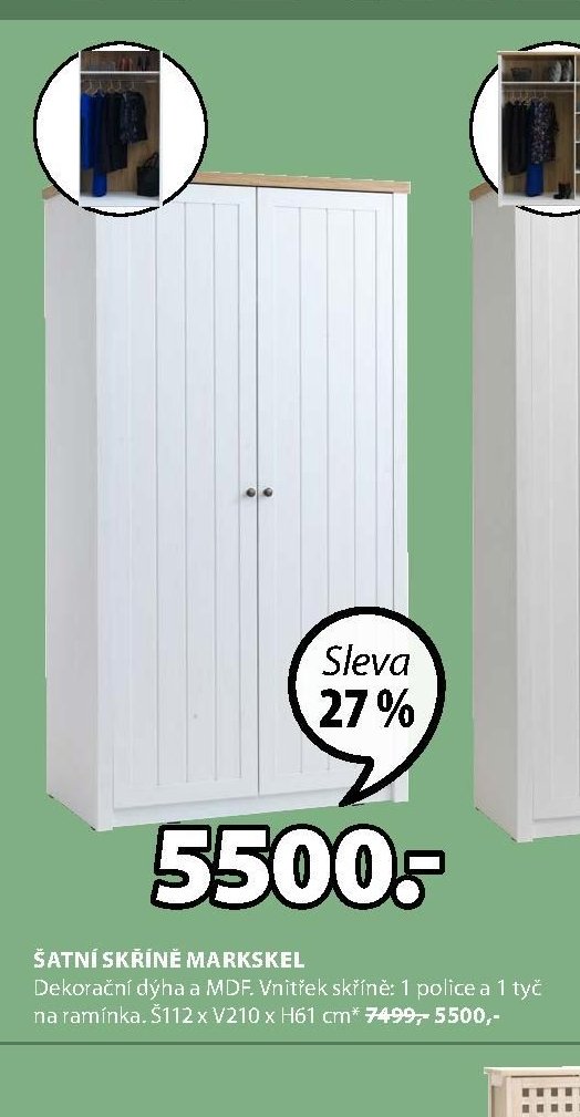 ŠATNÍ SKŘÍŇ MARKSKEL