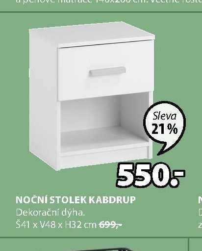 NOČNÍ STOLEK KABDUP