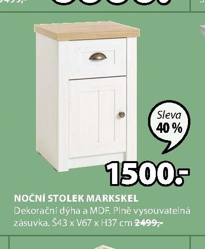 NOČNÍ STOLEK MARKSKEL