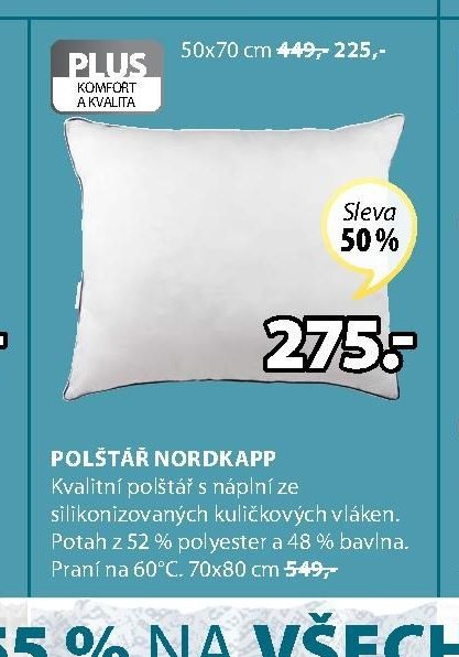 PLUS POLŠTÁŘ NORDKAPP
