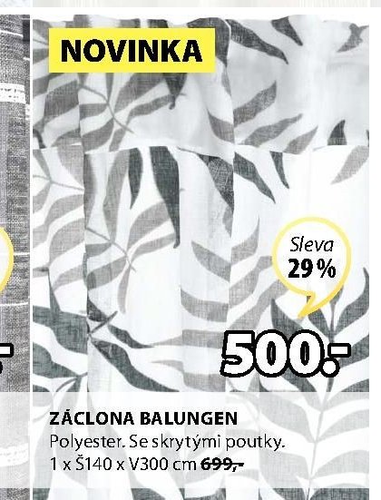 ZÁCLONA BALUNGEN