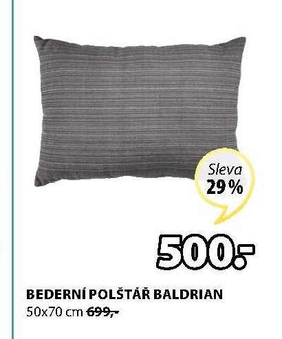 BEDERNÍ POLŠTÁŘ BALDRIAN
