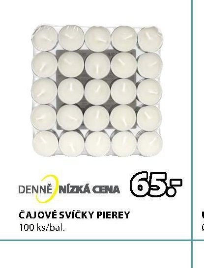 ČAJOVÉ SVÍČKY PIEREY